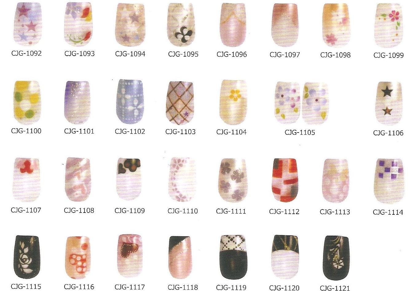 Air brush Nails & stickers  Made in Korea